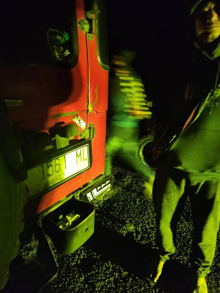 我們搭乘的吉普車