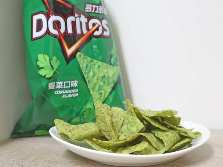 Doritos 香菜口味多力多滋。