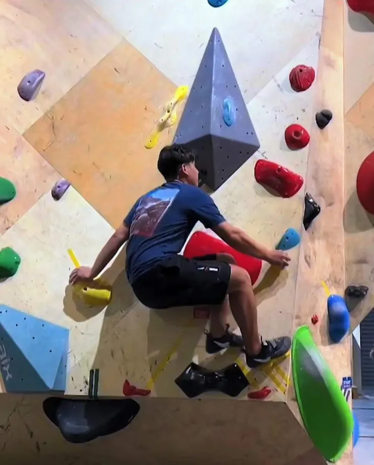 起攀好難的路線