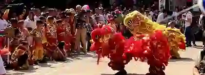 越南中秋節特色 舞獅