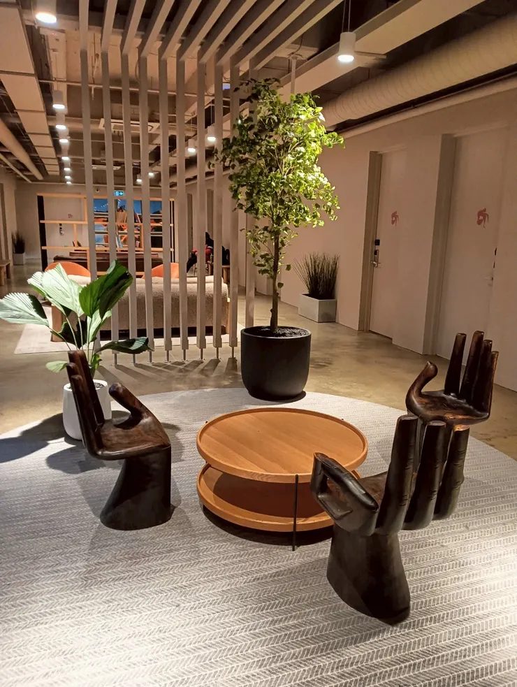 the village Melbourne提供的公共交誼空間(圖源/作者自攝)