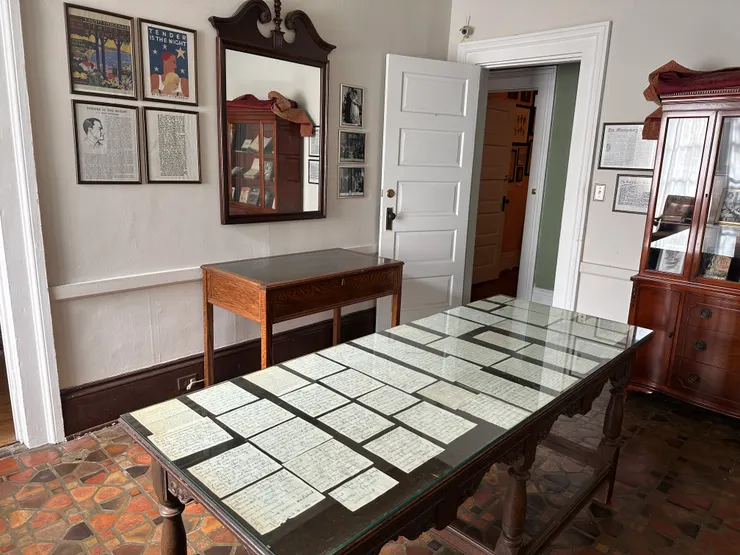 兩人從情侶到成為夫妻後,彼此手寫的書信往來