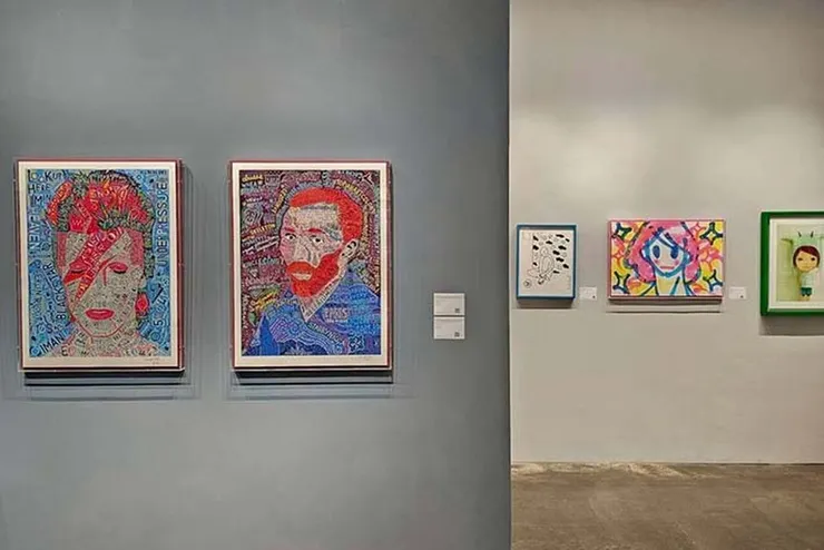 日常角色—卡漫語彙下的當代版畫與雕塑展」展一。 多納藝術/提供