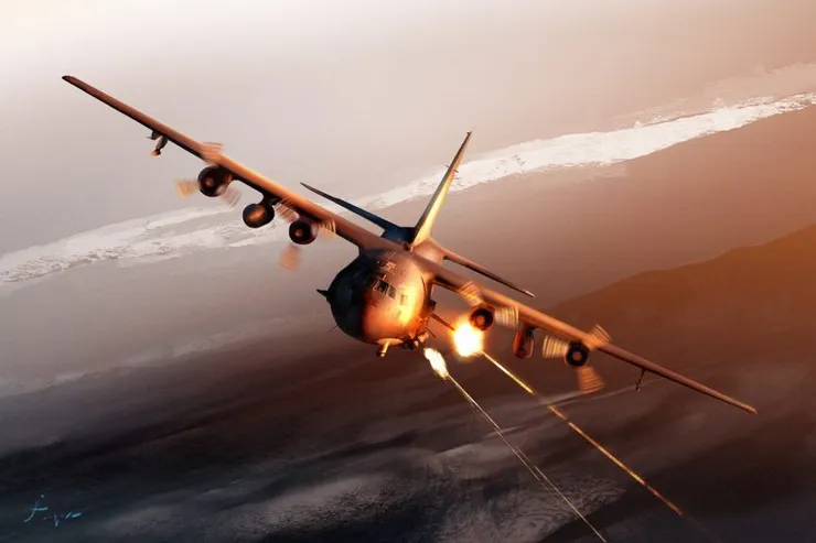 AC-130是美國空軍少有的兼具全天候、低速、長時間滯空與優秀對地打擊精度的平台，一開始美軍寄望這些要素能使其成為獵殺時敏目標的最佳選項，並在18日首次派出AC-130執行飛毛腿獵殺任務。21號晚間，一架負責執行飛毛腿獵殺的AC-130遭到高砲集火，避開這一區域轉往其他地方執勤時又遭到SA-8攻擊，雖然勉強避開但因採取對機體造成嚴重傷害的機動，不得不直接飛往德國大修，隔天另一次出勤也遭遇大量活動中的防空系統，這充分暴露AC-130並不是何在對方防空網尚未被大幅薛弱的地區活動的限制，因此空軍決定暫時停止於戰區使用 - 直到海夫吉戰役爆發。