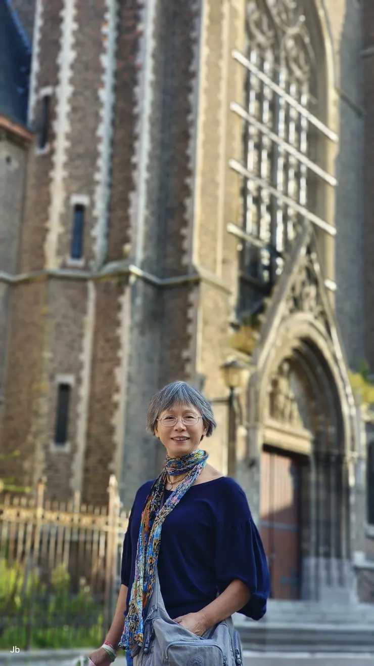 【踅過聖保羅教堂聖瑪麗安養中心！老婆在聖保羅教堂前。】
