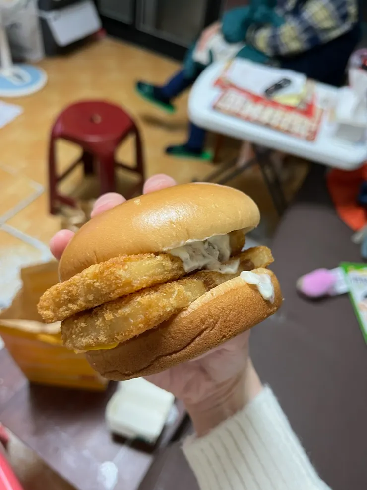 新歡雙層麥香魚好好吃唷！