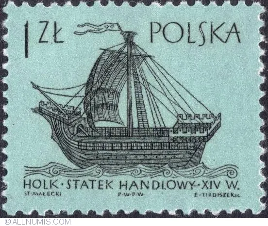 霍爾克船的郵票