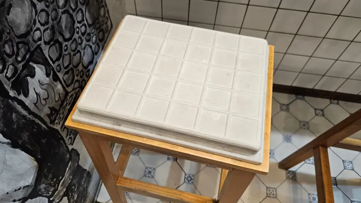 島瓜滷味的板豆腐造型椅子超可愛!