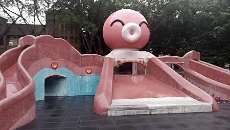 [新北旅遊]溪北生態公園擁有溪崑消防分隊、沙崙派出所、新北市