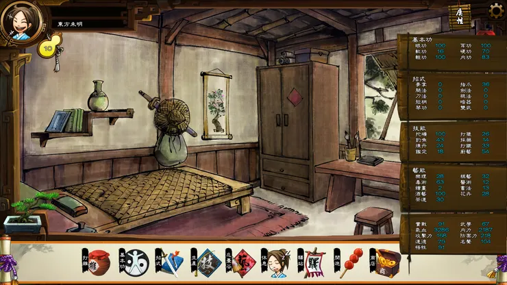 天外飛仙事件後狀態,眼功100+耳功100