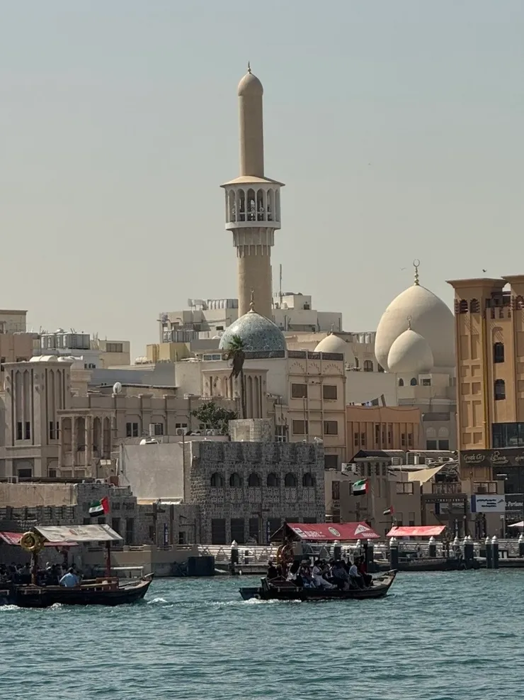 杜拜老城區濱海景色 作者拍攝