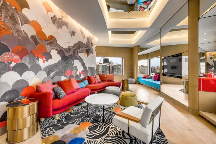 台北大直英迪格酒店_酒店等同總統套房的「單臥套房」共有40坪，抽中總統套房升等券即可住宿免費升等