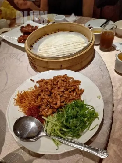 作者拍攝京醬肉絲
