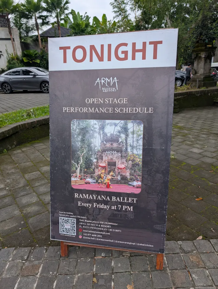 今晚的秀是羅摩衍那芭蕾舞劇(Ramayana Ballet)