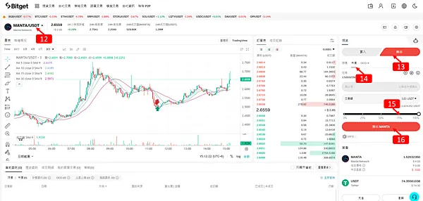 空投｜雙寶老爹空投日誌#009｜$MANTA空投領取，Bitget交易所買賣/出金，使用教學