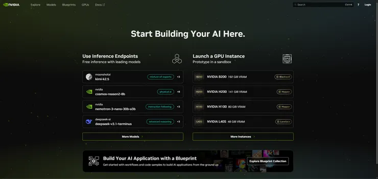 build.nvidia.com