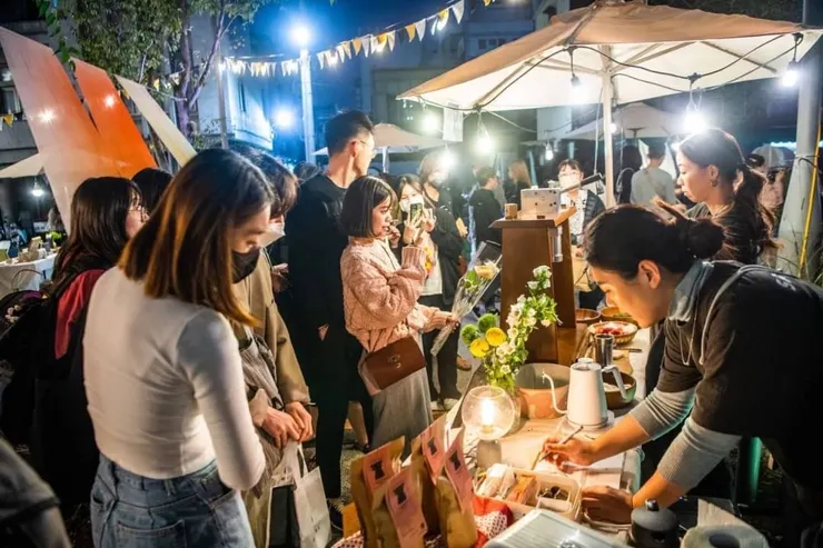 圖／夜間尋光市集。取自森之市FB。