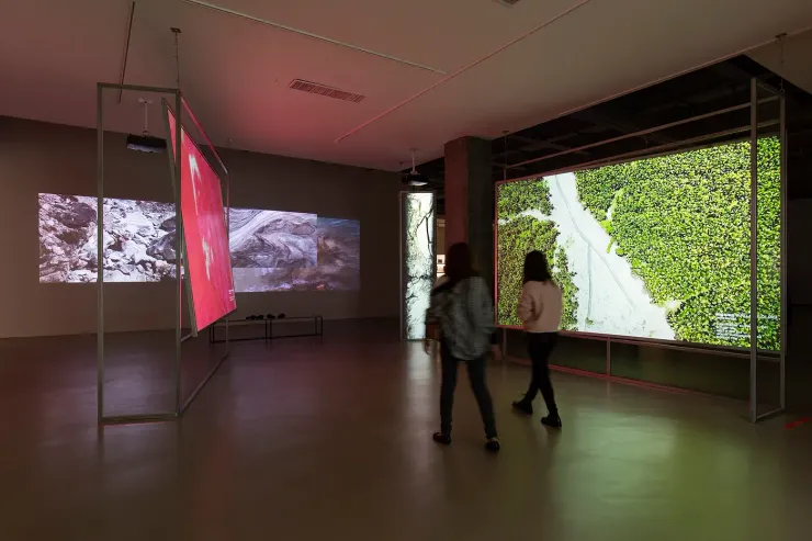 蘇郁心SU Yu-Hsin 《參照系 一》、《參照系 二》，2020 圖片來源：臺北市立美術館Facebook粉絲專頁