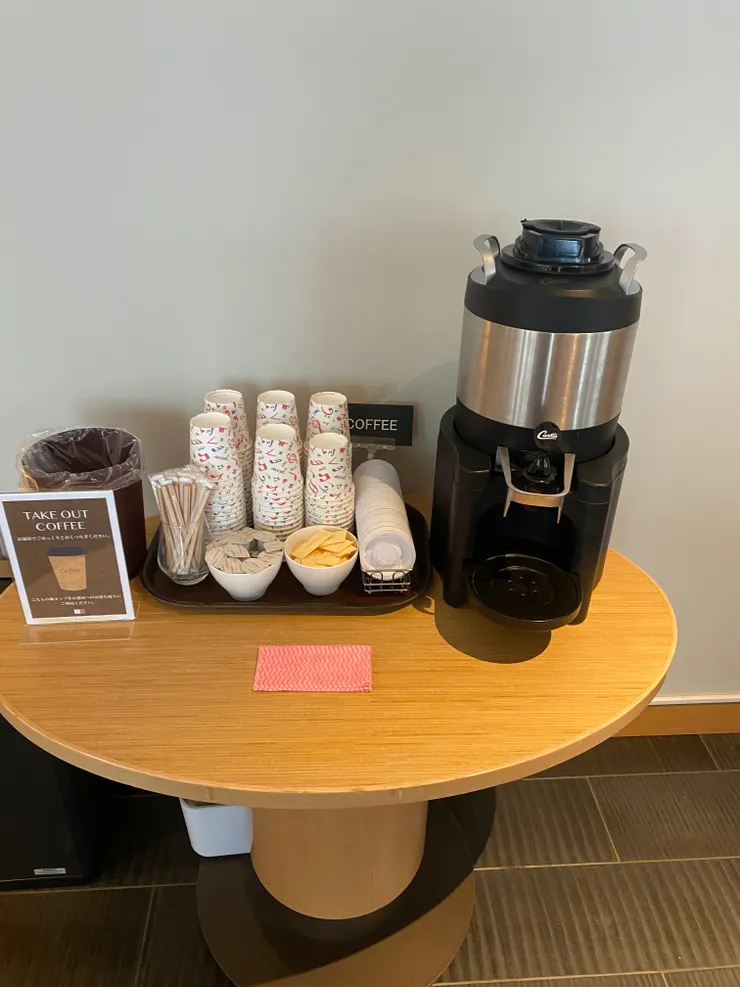 早餐用完可外帶咖啡可外帶咖啡