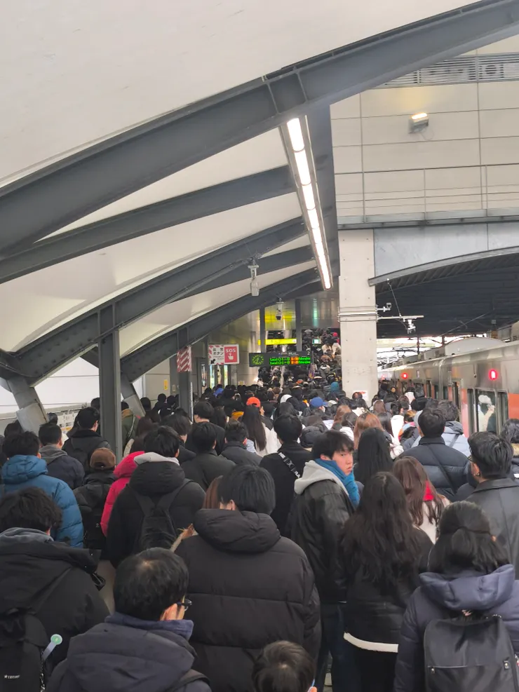 環球站要去影城的可怕人潮