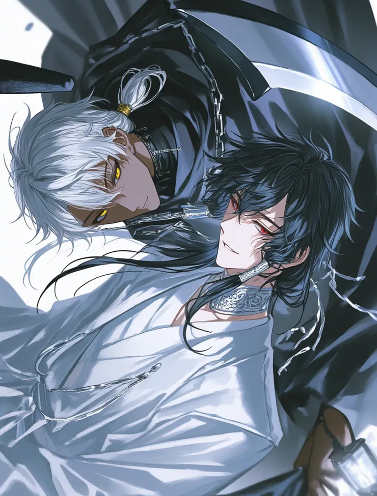 【陰差實習生】：陰差實習生，説著好像很神祕很厲害，不過就只是地府公務員新來的菜鳥罷了。成天要應付老師——直屬上司的各種課業，從《如何安全制服暴走怨靈一百式》到《你不得不知──哄騙生靈投胎的一百句甜言蜜語》……還未決定要成為黑無常還是白無常或乾脆不在拘魂局工作的陰差實習生，就是最廉價也最能送死的全能勞工！……但這倒楣催的公務員生活似乎也不是全是苦難……「……退後點。」沉默寡言卻十分可靠、總在危險時候站出來保護你的黑無常老師。「怎麼了？這不是沒死嗎？你也不能死第二次就是了。來，獎勵的糖果。」雖然笑著，但總是將你推入危險課題中，其實纔是最恐怖的斯巴達白無常老師。以及——吃瓜看戲的你，陰差實習生七百一十五號。看著白老師又把面癱的黑老師坑的都忍不住出言反駁了，似乎是因為孟婆湯而忘卻了前世今生的你無奈一笑，奔向了兩位老師。「吵大聲點，我要看戲！」