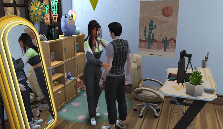 都走了家人~ 她們還能互相安慰...