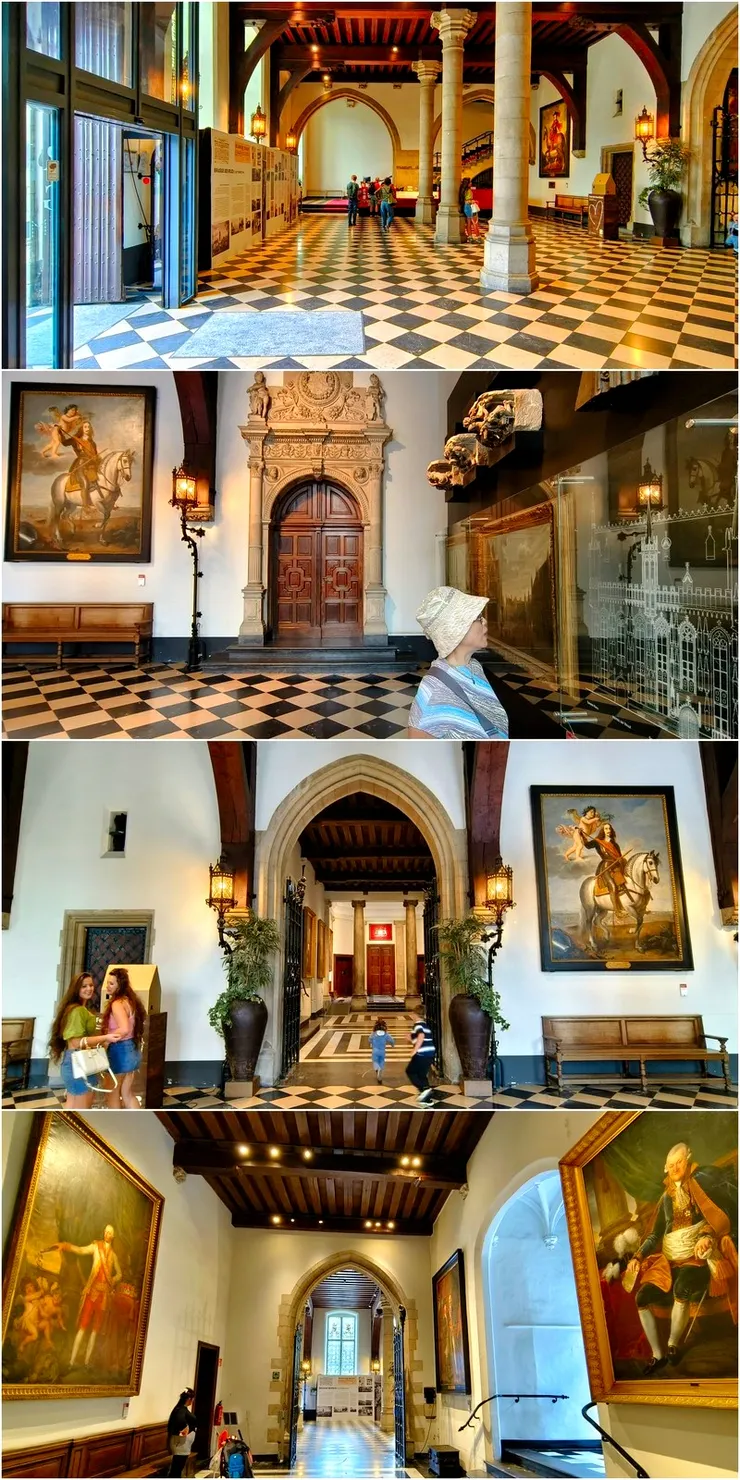 【微雨中緩緩踱向聖母教堂市政廳!在市政廳內自由參觀。】