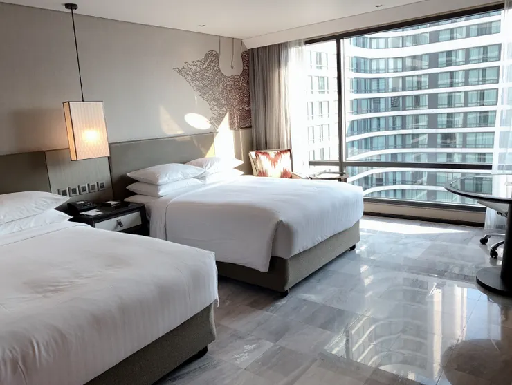 check in 曼谷皇后公園萬豪侯爵飯店