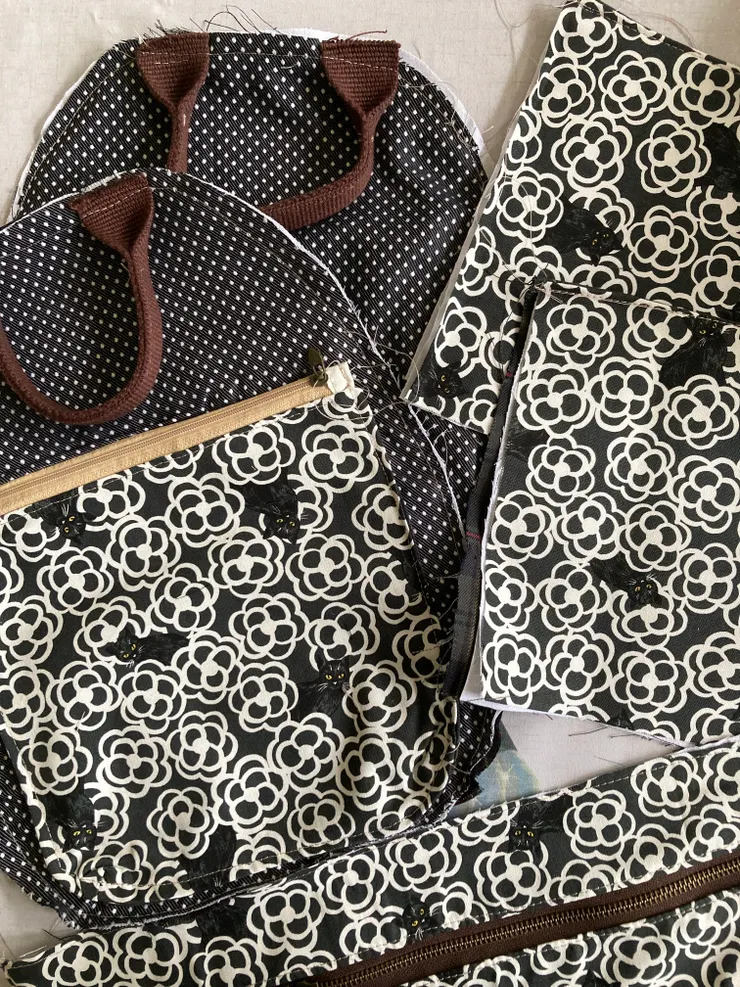 過程依舊很搞剛的縫紉包包！