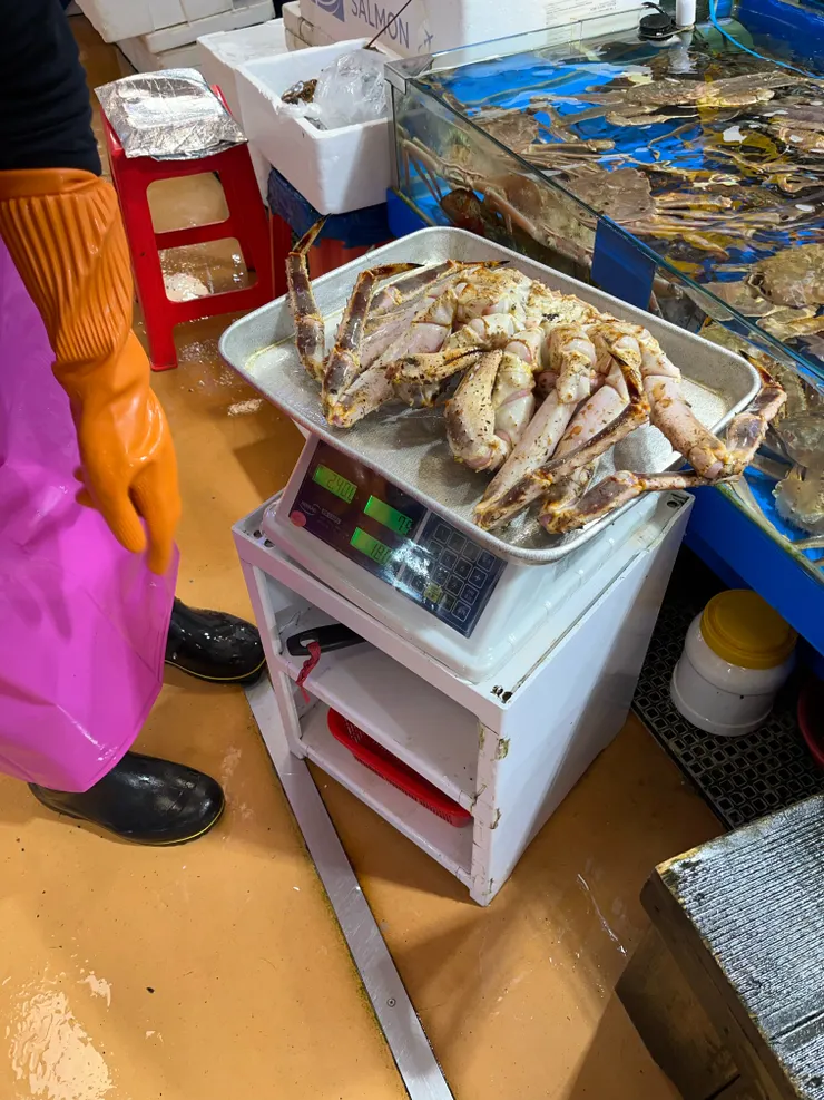 秤重看價錢的時刻