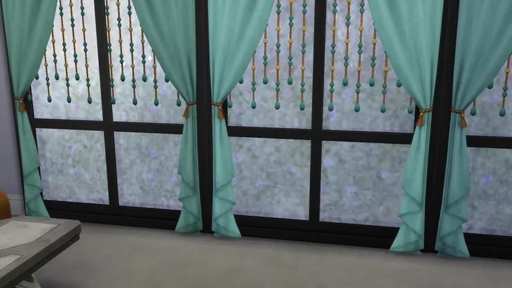 房子盡頭也是一排大落地大窗，增加空間感和自然光。