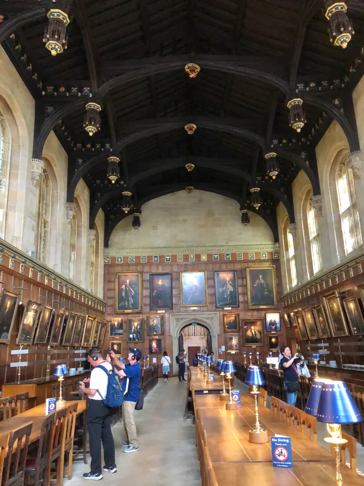 Great Hall是Harry Potter電影拍攝魔法學院師生齊聚大食堂的原型出處