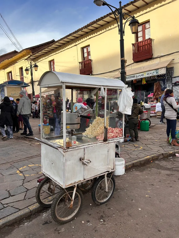 祕魯路邊攤:爆米花