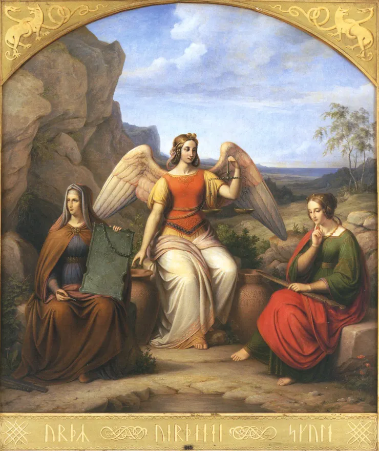 Nornir, Credit: Johan Ludwig Lund, 1844