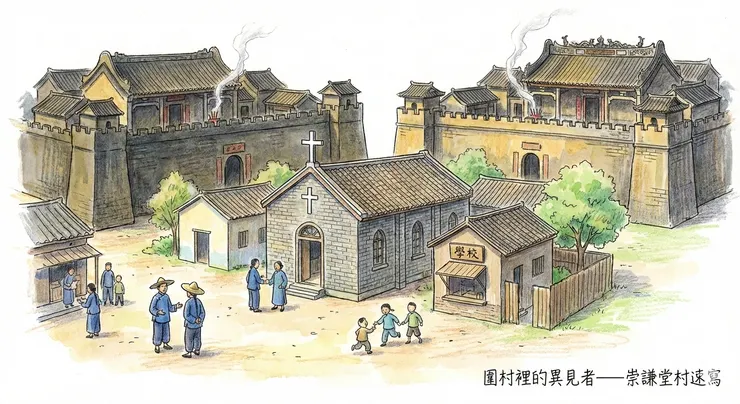 圍村裡的異見者——沒有祠堂的村落