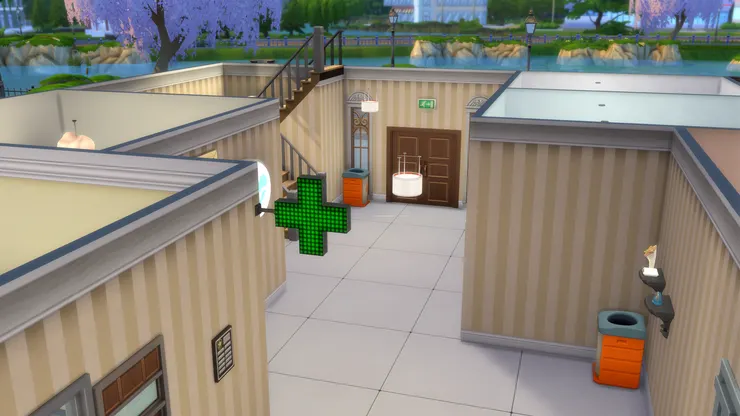 教員室後面是另外一個房間，很重要哦。