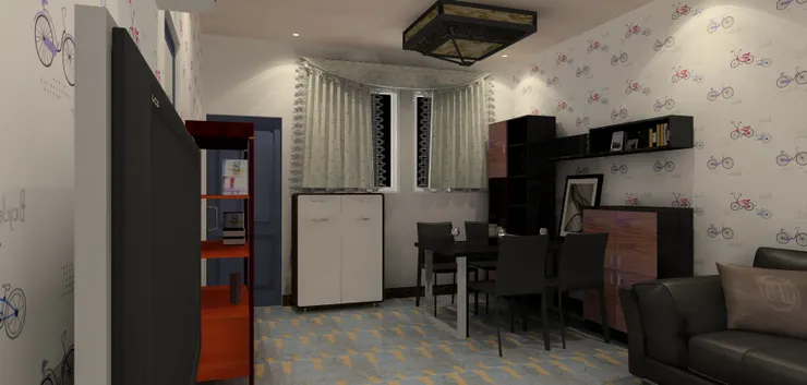 飯廳的天花燈很古色古香，我十分喜歡！像去了中式酒樓。