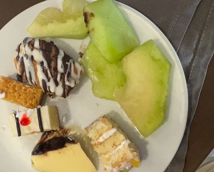 埃及餐餐有哈密瓜，超甜超好吃！