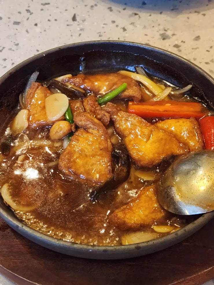 鐵板紅燒豆腐