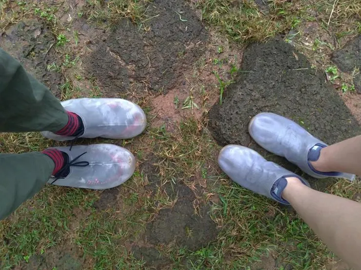 自帶雨鞋套，完美應付隨時出現的暴雨。