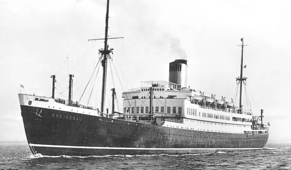 改造前的格奈森瑙號