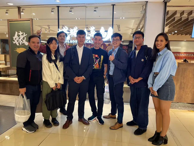 與葡萄王生技的結業聚餐