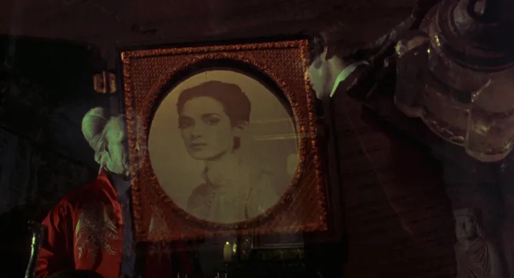 米娜的肖像，曲折的故事便從這幕驚鴻一瞥展開（取自IMDb）