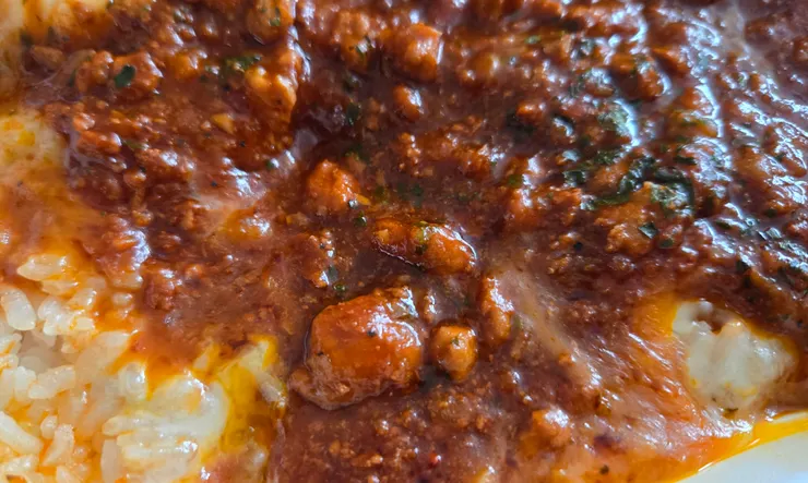 肉醬很多很美味