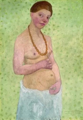 德國女畫家 Paula Modersohn Becker 自畫像