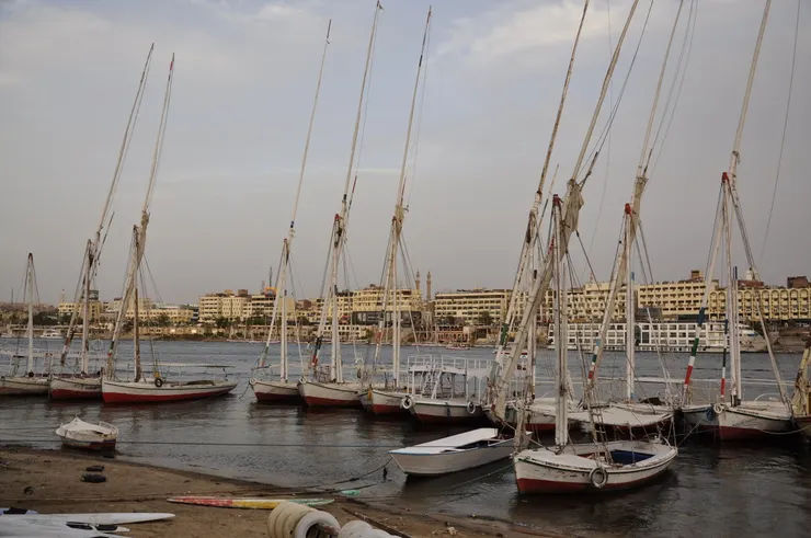 Aswan的尼羅河一景，攝於2022年