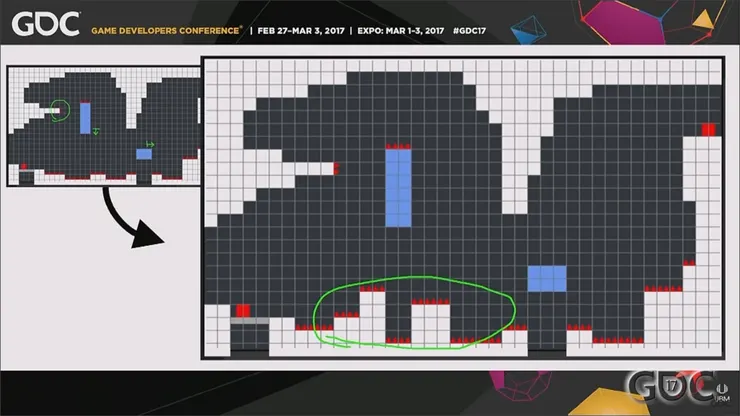 可以蹬跳側邊牆面的的尖刺陷阱區。
