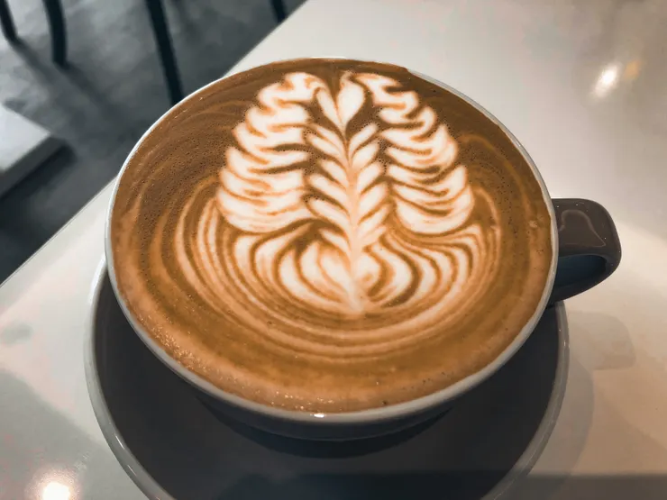 第一次拜訪時點的拿鐵