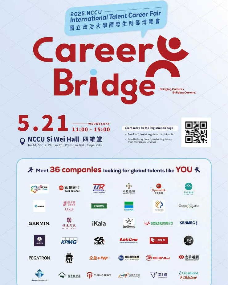 IMBA學生也可以利用學校資源參加Career Fair