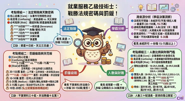 就業服務法法規密碼與罰鍰